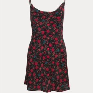 The Montague Dress in Black Batik